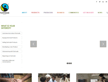 Tablet Screenshot of fairtradeindia.org